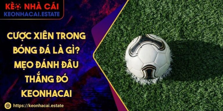 Cược Xiên Trong Bóng Đá Là Gì? Mẹo Đánh Đâu Thắng Đó KEONHACAI 1 Cược Xiên Trong Bóng Đá Là Gì? Mẹo Đánh Đâu Thắng Đó KEONHACAI