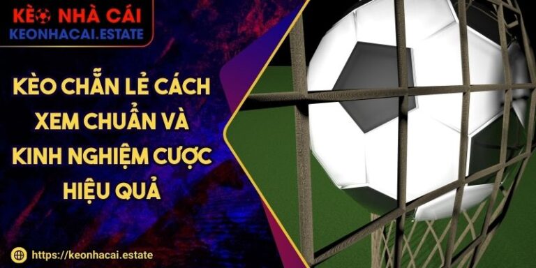 Kèo Chẵn Lẻ Cách Xem Chuẩn Và Kinh Nghiệm Cược Hiệu Quả