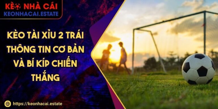 Kèo Tài Xỉu 2 Trái Thông Tin Cơ Bản Và Bí Kíp Chiến Thắng 1 Kèo Tài Xỉu 2 Trái Thông Tin Cơ Bản Và Bí Kíp Chiến Thắng